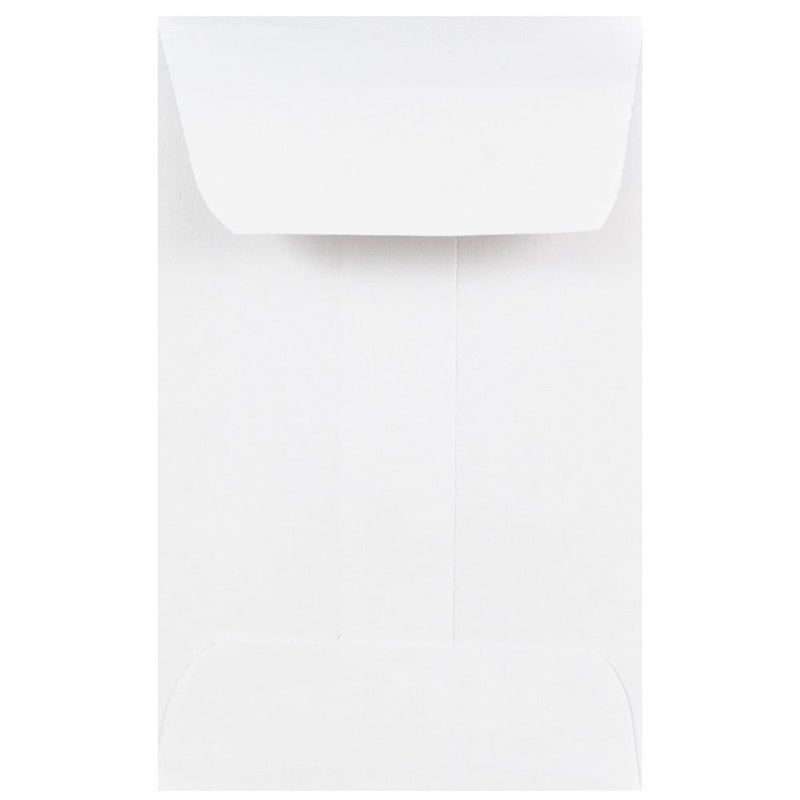 JAM Paper أظرف الأعمال النقدية من JAM PAPER #1 - 2 1/4 x 3 1/2 - بيضاء - 50/عبوة - Image 1